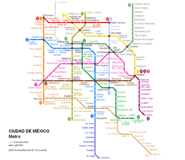 Mapa del Metro de la Ciudad de México – Hotel Regente City Mapa del Metro de la Ciudad de México – Hotel Regente City